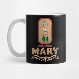 MARY-American names in hieroglyphic letters,  a Khartouch Mug